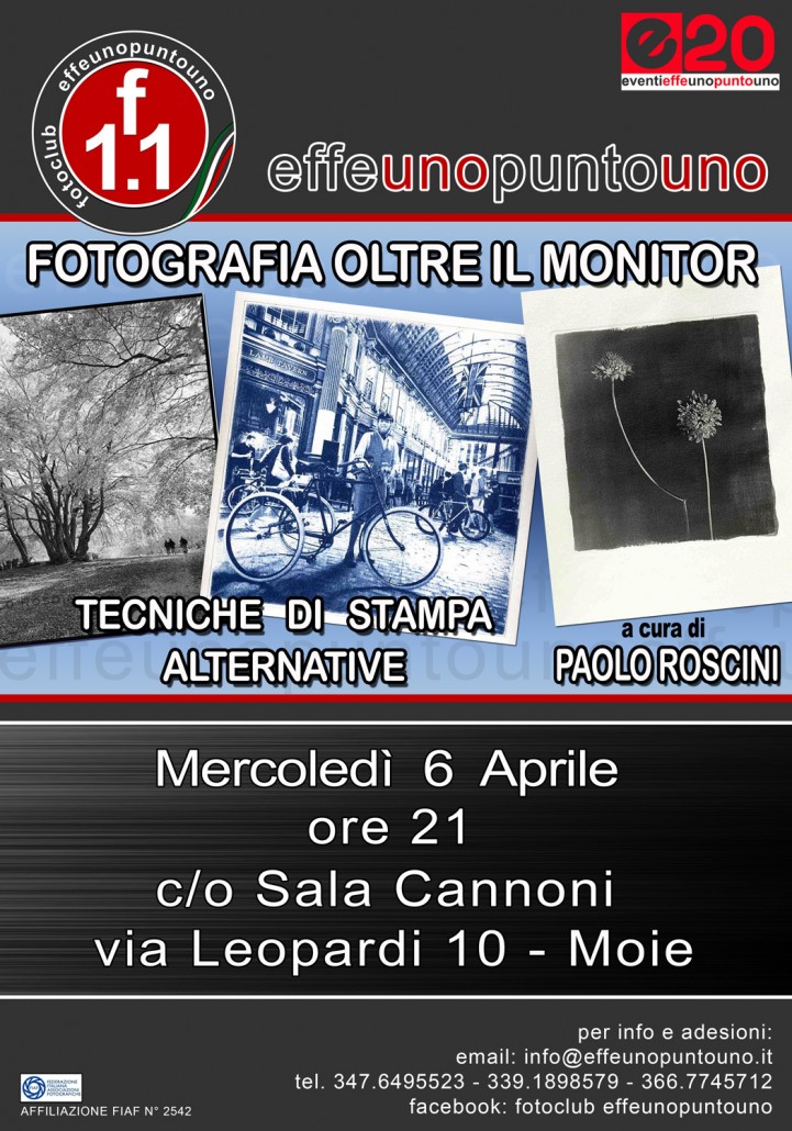 Fotografia oltre il monitor / Tecniche di stampa alternative