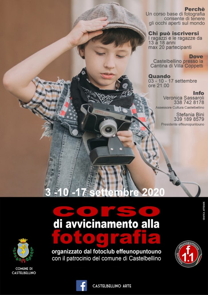 Corso di avvicinamento alla fotografia